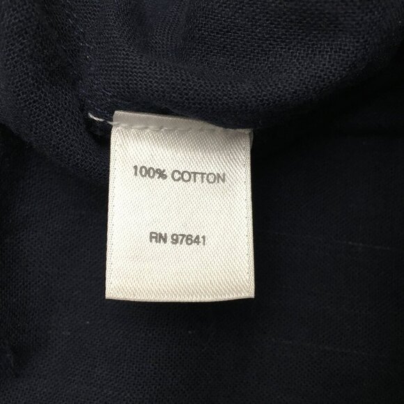 NEW J. Jill Blue & White Striped Straight Leg Pants Elastic Waist Cotton size M - Picture 8 of 9